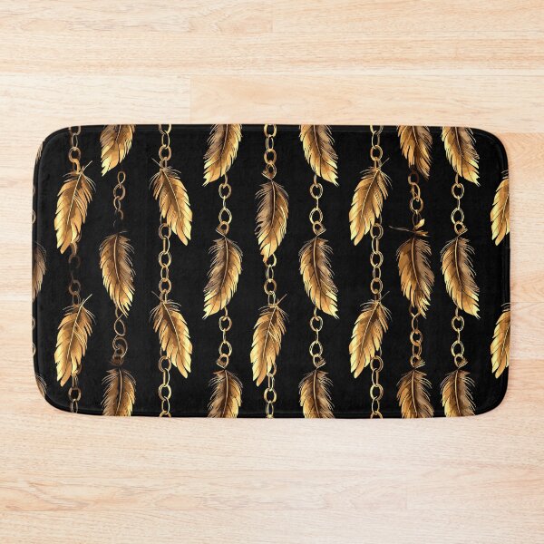 Item preview, Gold Chains and Feathers Design designed and sold by Artbyminga.