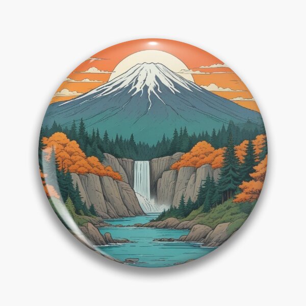 Artikelvorschau, Herbst in Oregon mit Mt. Hood entworfen und verkauft von SummersAtelier.