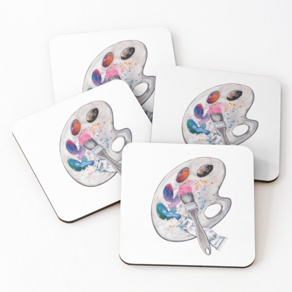 Item preview, Artist Palette with a Brush designed and sold by SvettyArt.