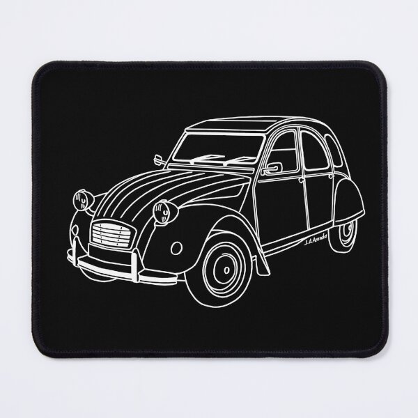 Item preview, The charming French utility white drawing for dark backgrounds designed and sold by designjaag.