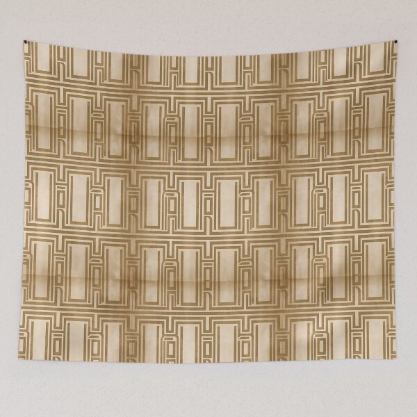 Item preview, Gold Ancient Greek Key Pattern designed and sold by Tamas Das.