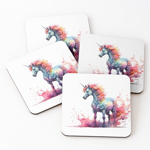 Item preview, Unicorn as digital watercolor designed and sold by Rose Design & Photos.