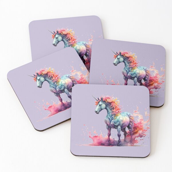 Item preview, Unicorn as digital watercolor designed and sold by Rose Design & Photos.
