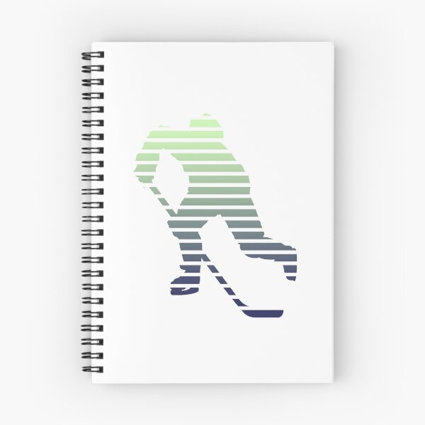 Item preview, Hockey Player Silhouette Lines Duotone Design designed and sold by Endorfin Garment.
