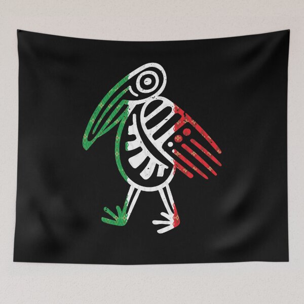 Item preview, aztec symbol mexican maya Mexican flag shoebill bird ancient designed and sold by teeartforyou.