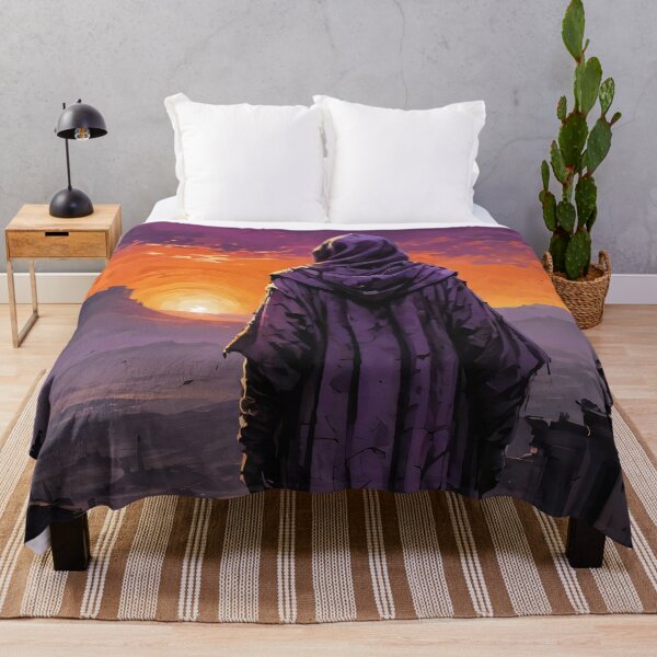 Item preview, Robed Figure in Desert Sunset designed and sold by ByteyCreatives.