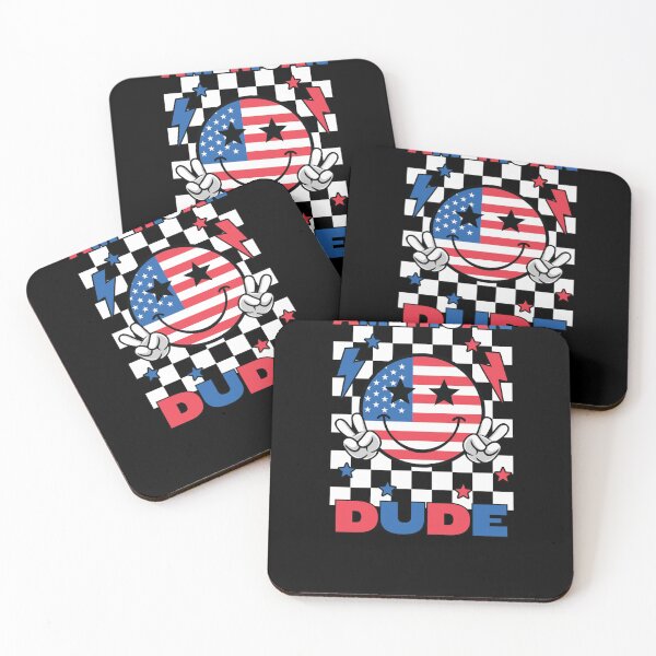 Item preview, American Dude July 4th Cool Stars and Stripe Gift designed and sold by zenpatterns.