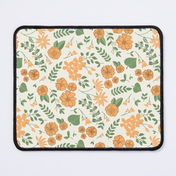 Item preview, Marigold flowers patter designed and sold by cherry-tomato.