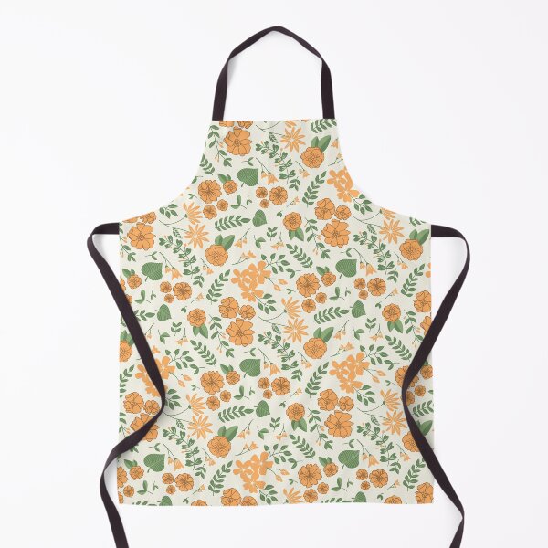 Item preview, Marigold flowers patter designed and sold by cherry-tomato.
