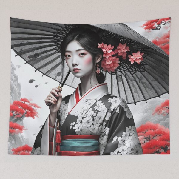 Item preview, Asian Ink Art - Geisha designed and sold by Salimgor Hangaround Music.