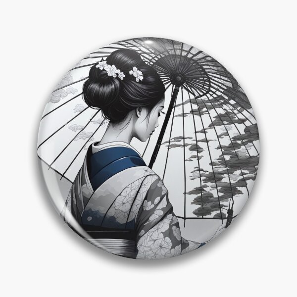 Item preview, Asian Ink Art - Geisha 2 designed and sold by Salimgor Hangaround Music.