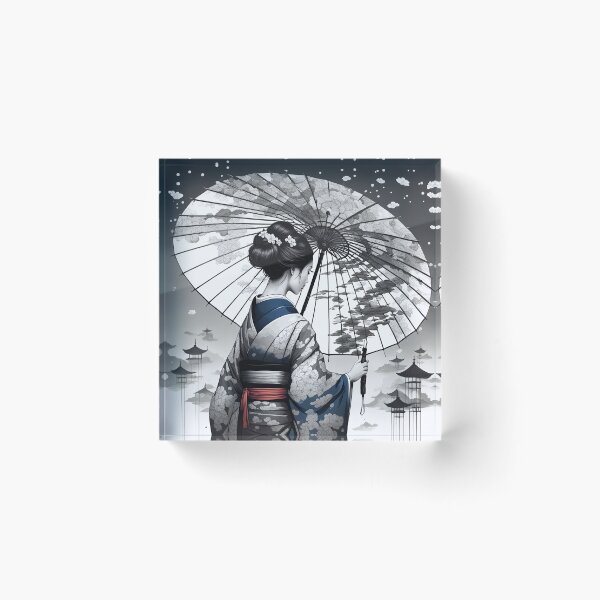 Item preview, Asian Ink Art - Geisha 2 designed and sold by Salimgor Hangaround Music.