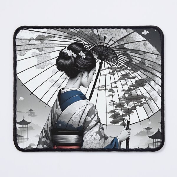 Item preview, Asian Ink Art - Geisha 2 designed and sold by Salimgor Hangaround Music.