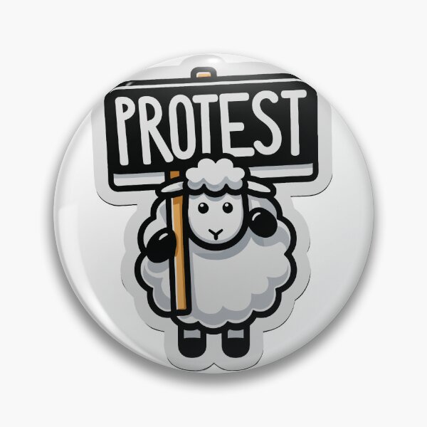 Item preview, Protest Sheep! Vector Graphic T-shirt!  designed and sold by Ai-Cases-Store.