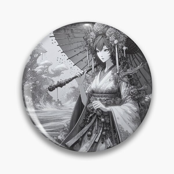 Item preview, Copy of Asian Ink Art - Geisha Anime style designed and sold by Salimgor Hangaround Music.