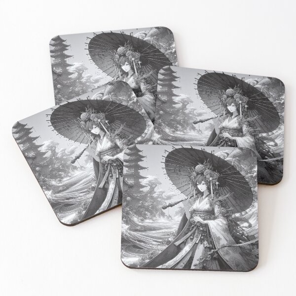 Item preview, Copy of Asian Ink Art - Geisha Anime style designed and sold by Salimgor Hangaround Music.
