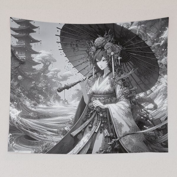 Item preview, Copy of Asian Ink Art - Geisha Anime style designed and sold by Salimgor Hangaround Music.