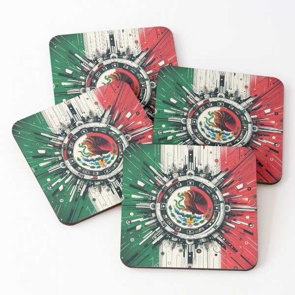 Item preview, Mexican Flag Abstract designed and sold by Liscar95.