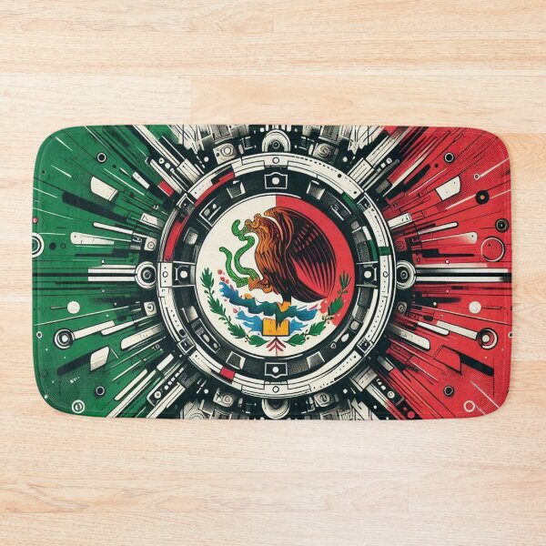 Item preview, Mexican Flag Abstract designed and sold by Liscar95.