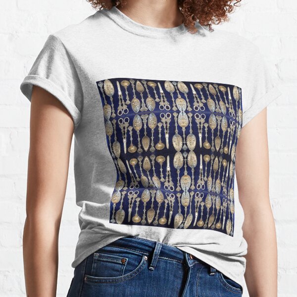 Pattern, design, tracery, weave, Stylish, fancy, hip, modish Classic T-Shirt