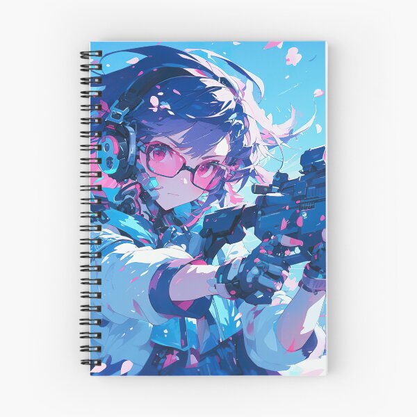 Item preview, Kawaii Girl Anime Japanese Cherry Blossom Colorful Glitch For Gaming designed and sold by Damcoc.