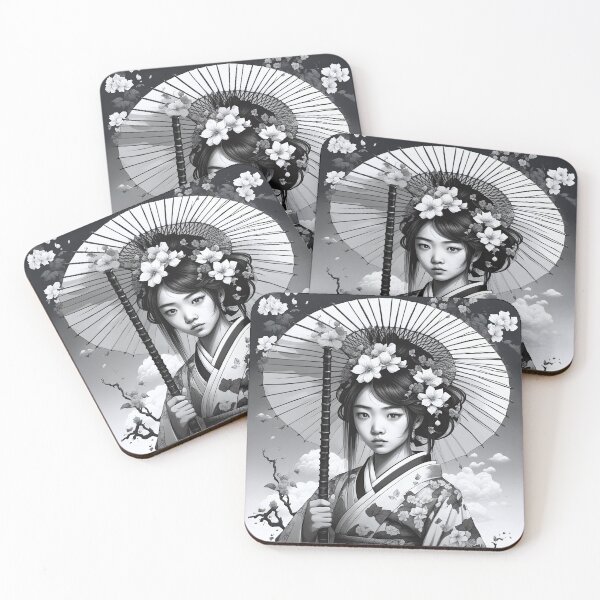 Item preview, Asian Ink Art - Geisha Portrait designed and sold by Salimgor Hangaround Music.