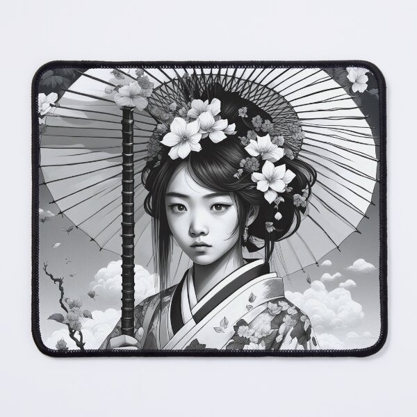 Item preview, Asian Ink Art - Geisha Portrait designed and sold by Salimgor Hangaround Music.
