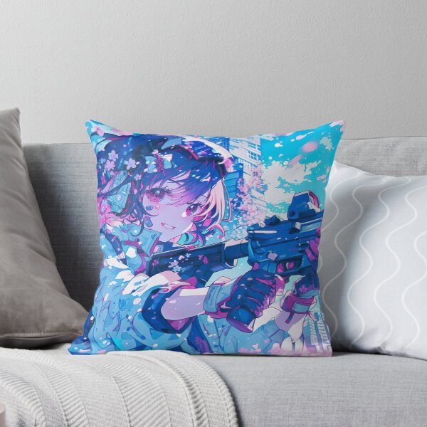 Item preview, Kawaii Girl Anime Japanese Cherry Blossom Colorful Glitch For Gaming designed and sold by Damcoc.