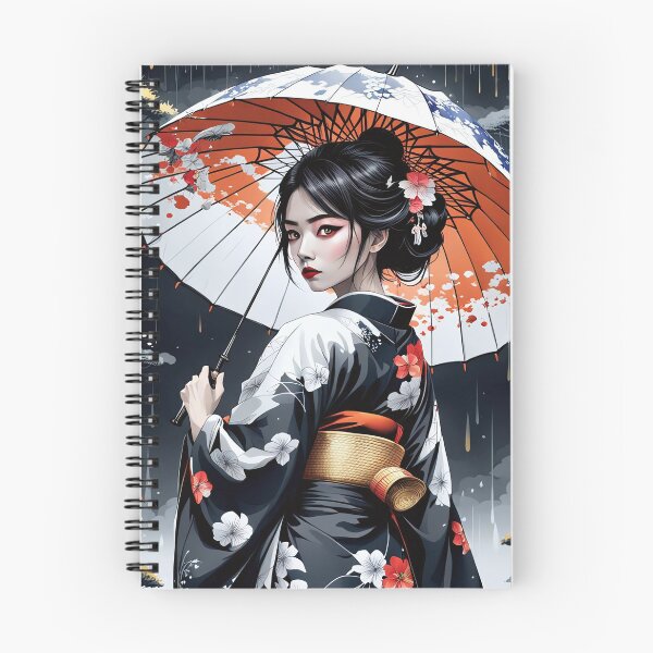 Item preview, Asian Ink Art - Geisha Anime Style 2 designed and sold by Salimgor Hangaround Music.