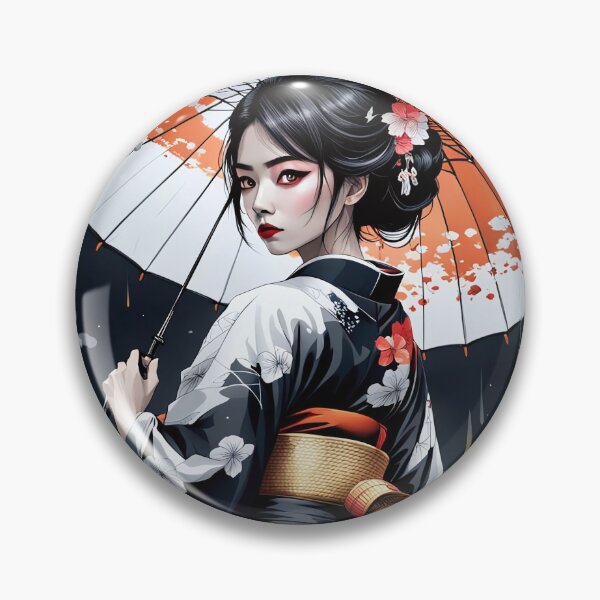 Item preview, Asian Ink Art - Geisha Anime Style 2 designed and sold by Salimgor Hangaround Music.