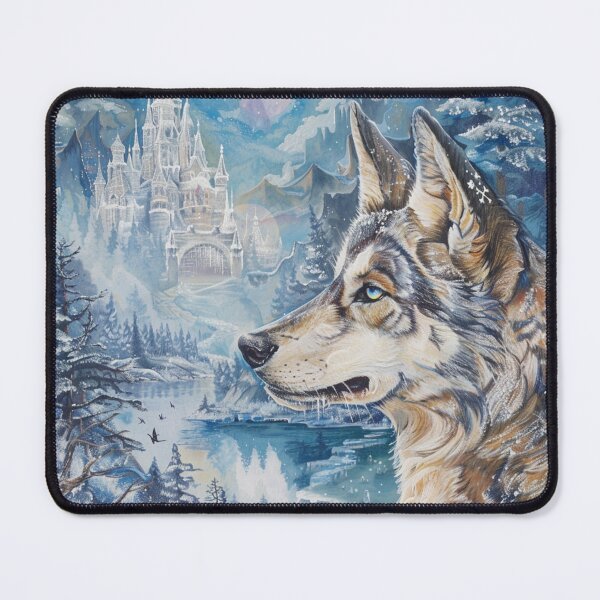 Item preview, Wolfdog Arctic Painting designed and sold by Nocturne Paws.