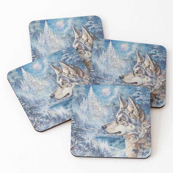 Item preview, Wolfdog Arctic Painting designed and sold by Nocturne  Paws.