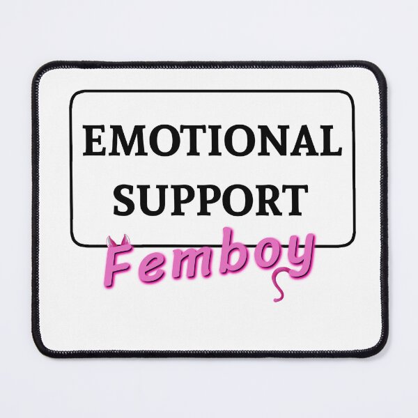 Item preview, Emotional Support Femboy designed and sold by Robin-The-Moth's room full of lamps.