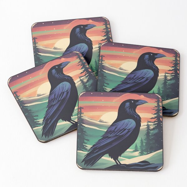 Item preview, Raven on a Snowy Night designed and sold by Krimmekus.