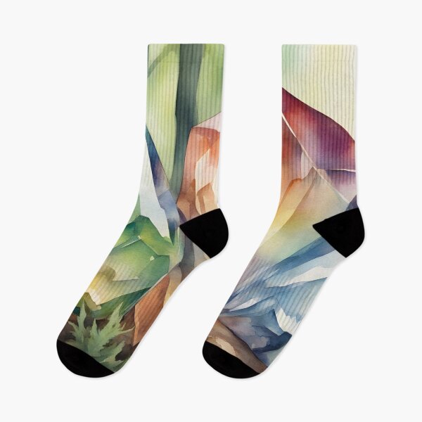 Item preview, Rainbow Crystals Hiking in Forest designed and sold by CalmnessbyChoice.