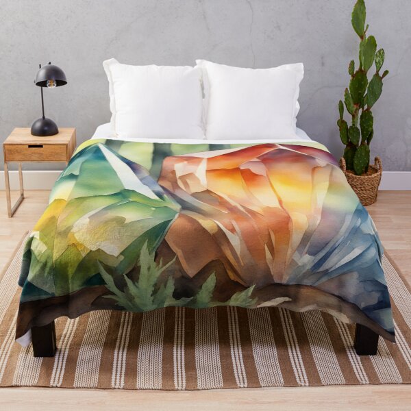 Item preview, Rainbow Crystals Hiking in Forest designed and sold by CalmnessbyChoice.