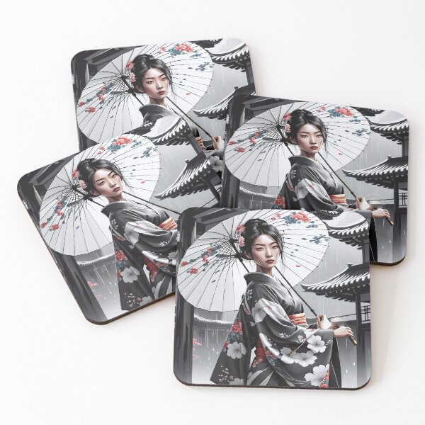 Item preview, Asian Ink Art - Geisha Anime Style 3 designed and sold by Salimgor Hangaround Music.