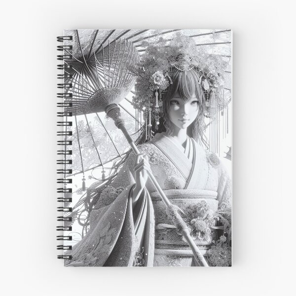 Item preview, Asian Ink Art - Geisha Anime Style 4 designed and sold by Salimgor Hangaround Music.