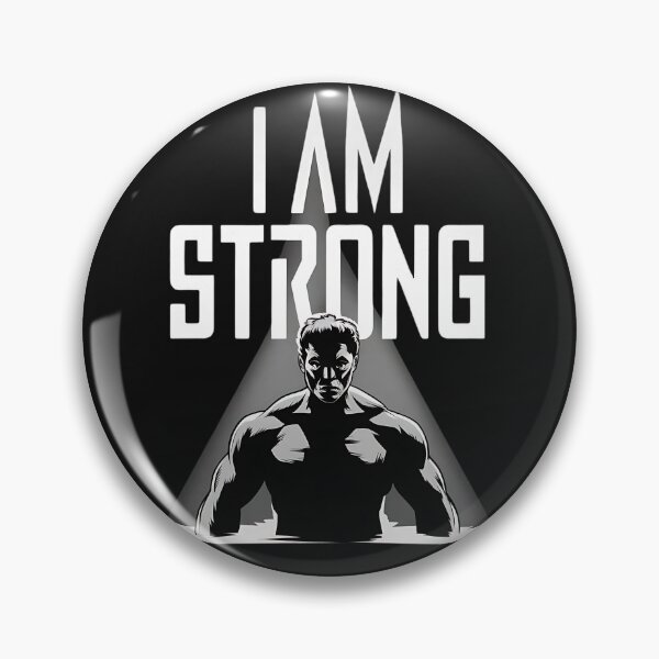 Item preview, I am strong - affirmations, positivity, reminders, inspirational phrases, quote designed and sold by Charlygood.