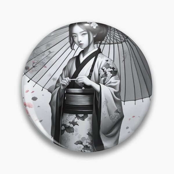 Item preview, Asian Ink Art - Geisha 3 designed and sold by Salimgor Hangaround Music.