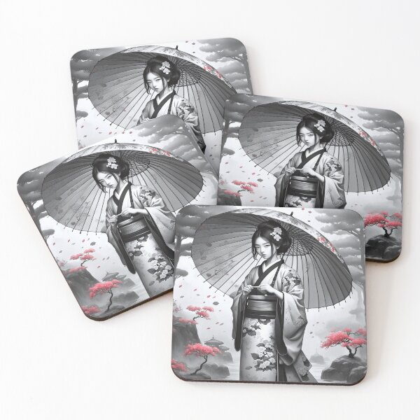 Item preview, Asian Ink Art - Geisha 3 designed and sold by Salimgor Hangaround Music.