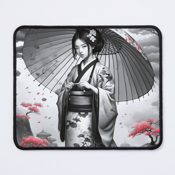 Item preview, Asian Ink Art - Geisha 3 designed and sold by Salimgor Hangaround Music.
