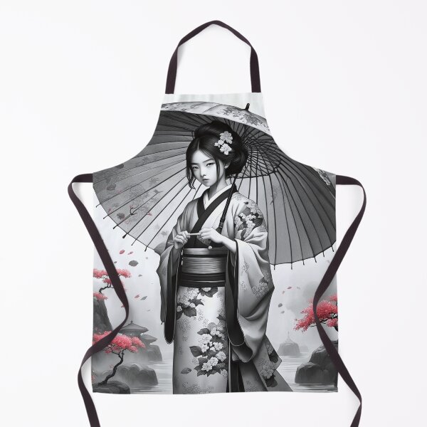 Item preview, Asian Ink Art - Geisha 3 designed and sold by Salimgor Hangaround Music.