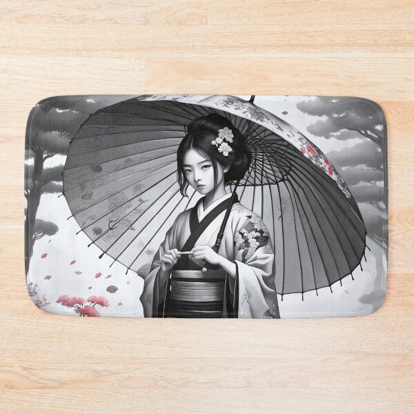Item preview, Asian Ink Art - Geisha 3 designed and sold by Salimgor Hangaround Music.