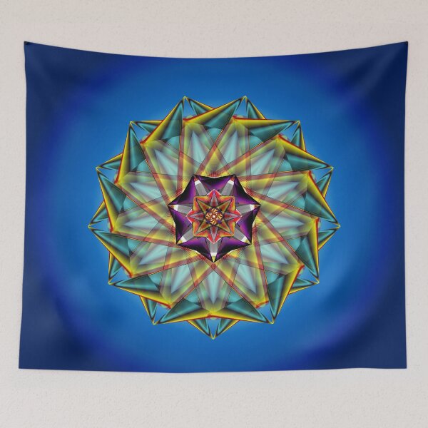 Item preview, Geometric Galaxy Flowers - Number#001 designed and sold by derb darb.