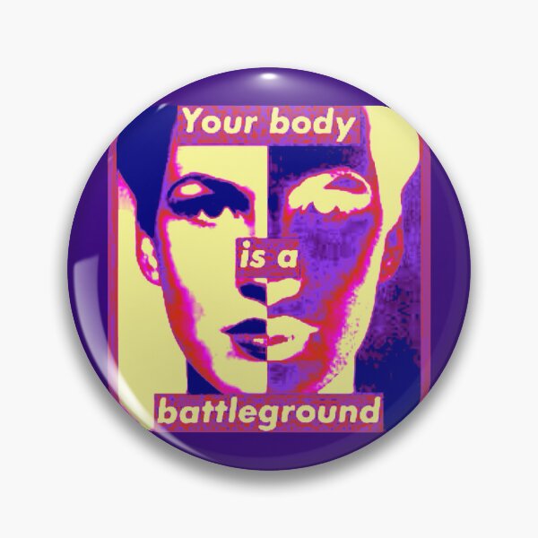 Item preview, Your Body Is A Battleground Pop Art Rendering designed and sold by 1SadBlackSheep.