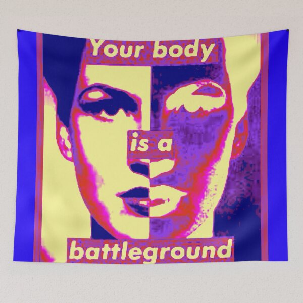 Item preview, Your Body Is A Battleground Pop Art Rendering designed and sold by 1SadBlackSheep.