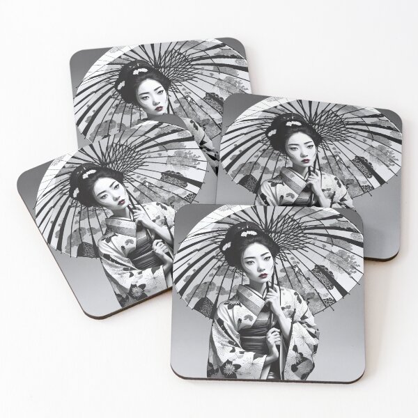 Item preview, Asian Ink Art - Geisha Portrait 3 designed and sold by Salimgor Hangaround Music.