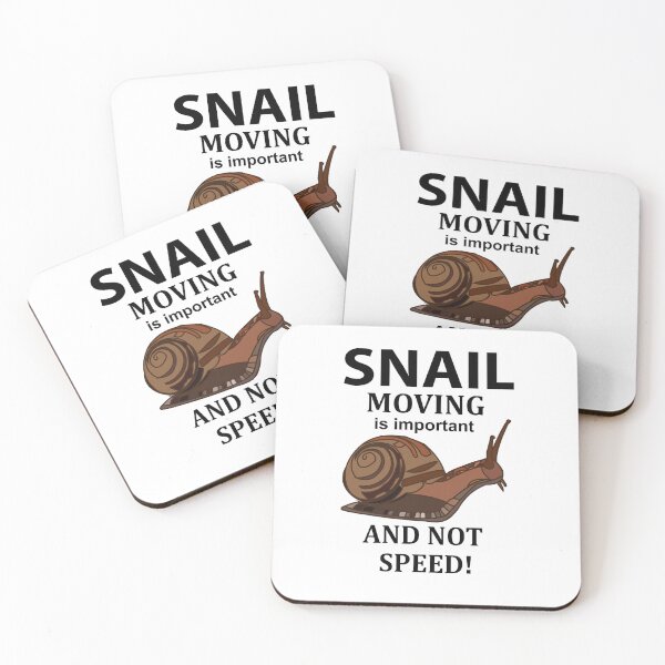 Item preview, Snail Animal Quote Typography Snail designed and sold by Nisha Prabhu.