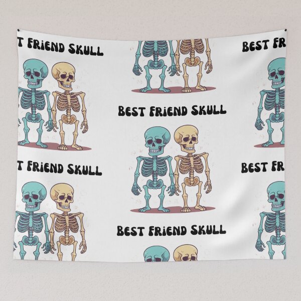 Item preview, Best Friend Skull designed and sold by Elviqus Shop.